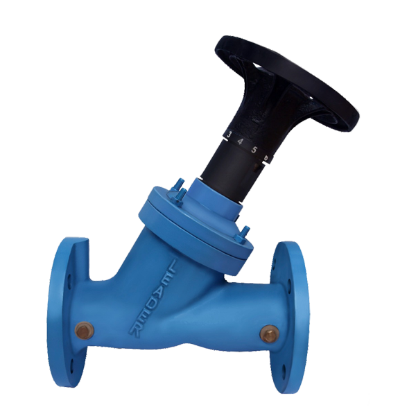 Di Ductile Iron Double Regulating Balancing Valve With Test Cock Pn